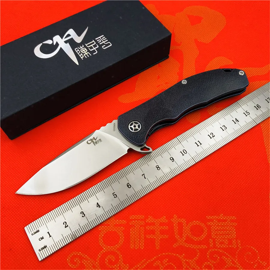 Складной нож CH CH3504 Flipper карманный клинок S35VN с шарикоподшипниками TC4 титановой