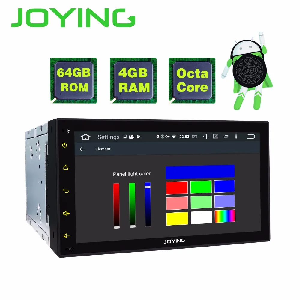 JOYING 2 DIN 8 CORE 4 Гб ОЗУ Android 0 Авторадио автомобиля 6 95 дюймов стерео головное
