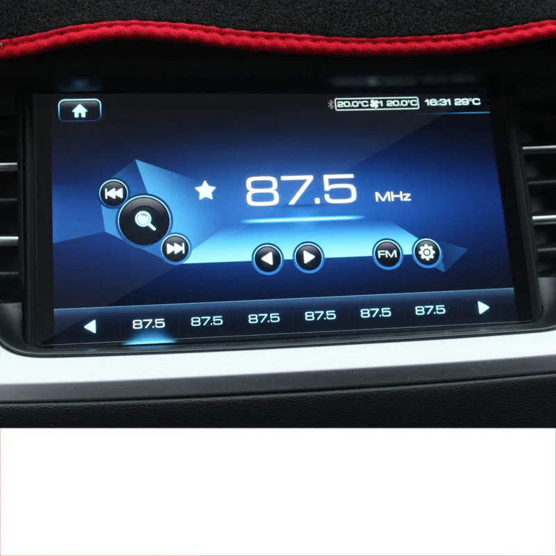 lsrtw2017 font b car b font dashboard GPS navigation screen anti scratch Tempered film for haval
