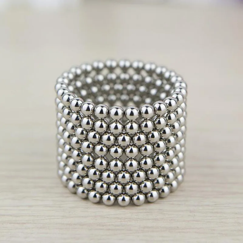 216pcs lot 5mm Magnetic Buck Balls Toy Finger spinner Magic Cubes Anti stress Toys Magnet Neo