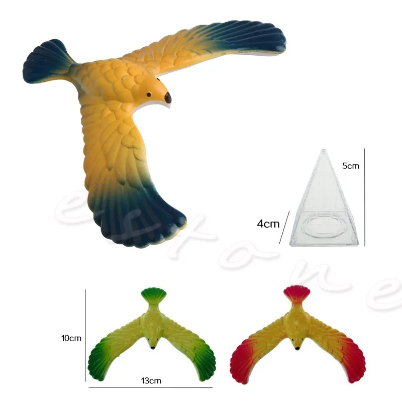 

Plastic Magic Balancing Bird Science Desk Toy w/ Base Novelty Eagle Fun Learn Gag Gift
