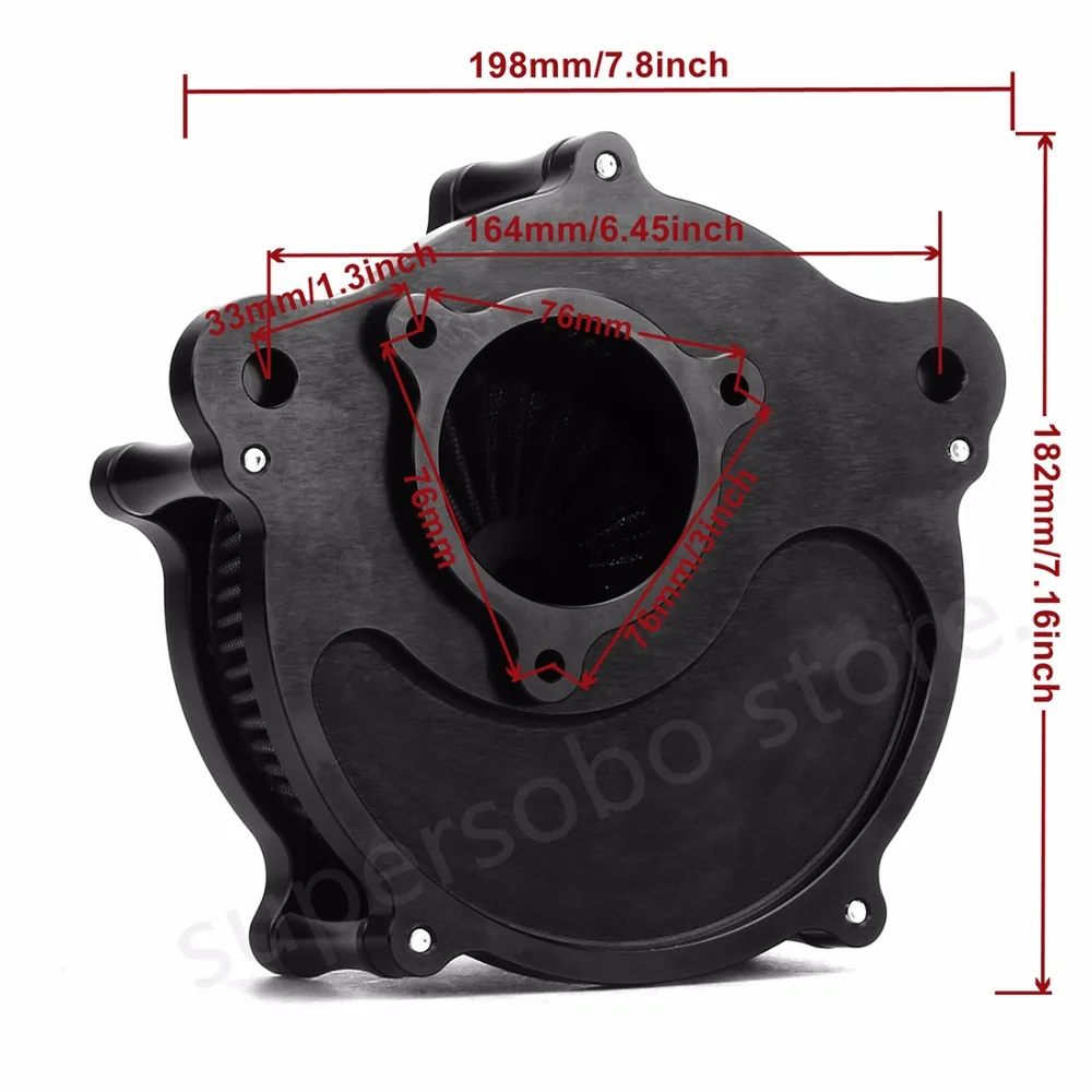 Motorcycle-spike-air-cleaner-street-glide-air-filter-electra-glide-harley-road-king-air-intake-for (1)
