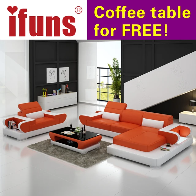 Ifuns Sofas For Living Room Large Corner Sofa Modern Design L Shaped Ifuns Sofas For Living Room Large Corner Sofa Modern Design L Shaped Sectional Genuine Leather