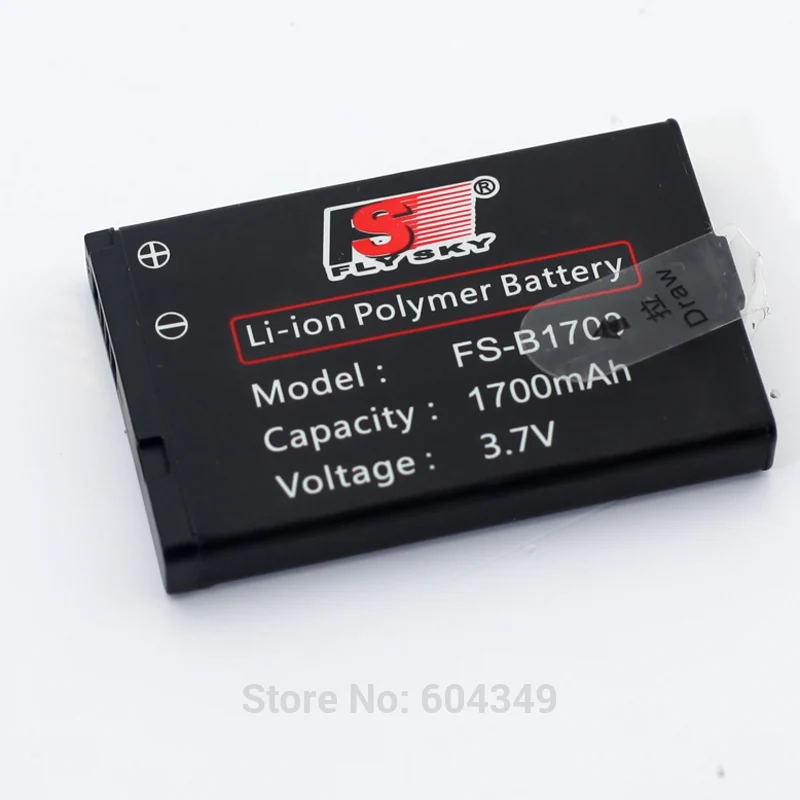 

Flysky-I10 tremote control rechargeable lithium battery Flysky BA1700 1700mah for FS-it4S IT4