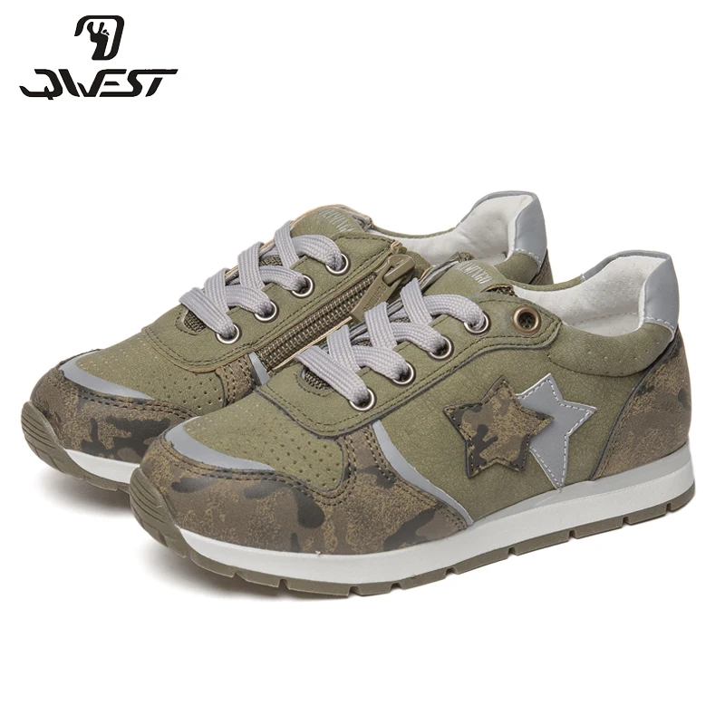 

FLAMINGO Brand Print Comfortable Spring& Autumn Breathable ZIP& L Flat Children Sneakers Size 26-31 for Boys 91P-XC-1352