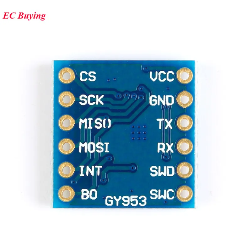 GY953 AHRS девять осевой инерционный навигационный датчик PCB электронный компас компенсация наклона модуль SPI для Arduino STM32