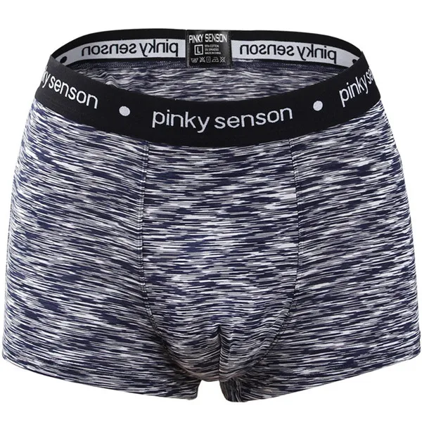 Colour gray PINKY SENSON брендовая мужская одежда новые модные шорты Cueca Masculina в полоску Bielizna сексуальное мужское нижнее белье боксеры PS11 - Цвет: Colour gray