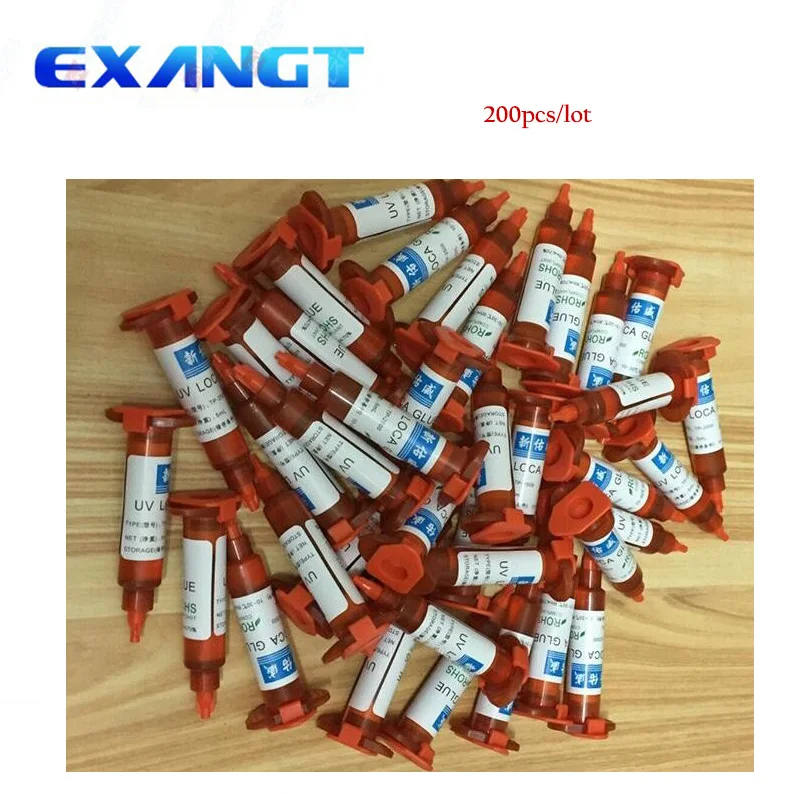 200 шт./лот LCD uv клей OCA для iphone samsung сенсорный экран Стекло Замена TP2500 5 мл |