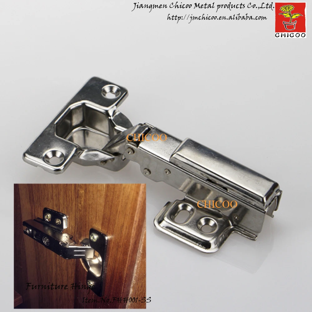 Door Hinge Stainless Steel 304 Full Overlay Furniture Hinge