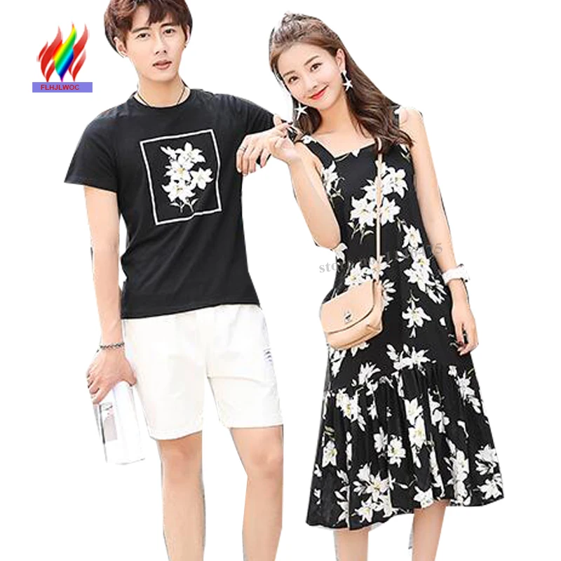 Korean Couple Clothes For Lovers Beach Holiday Valentine's ...