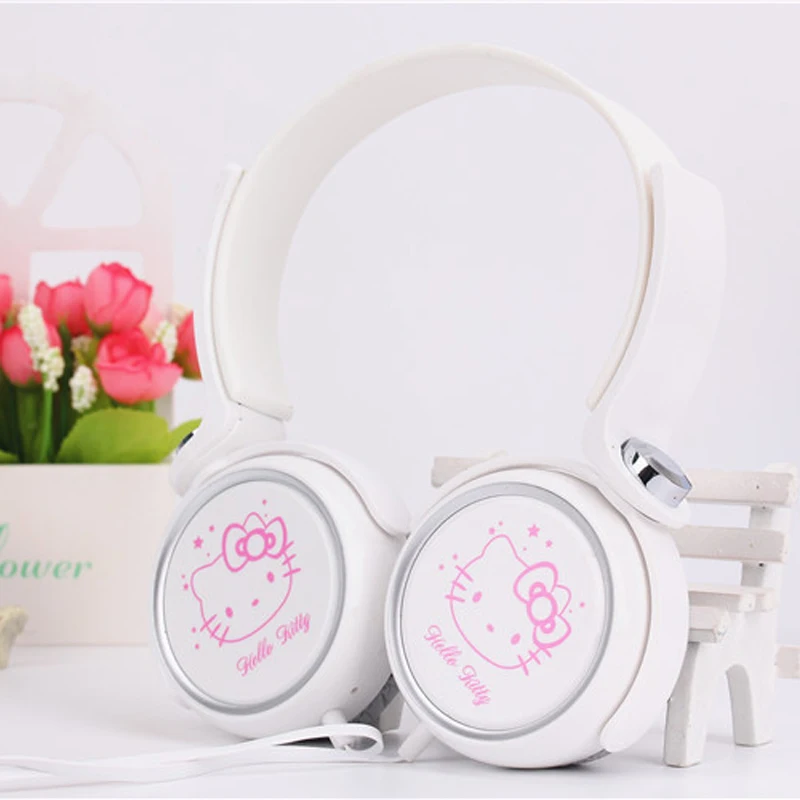 Новая мультяшная гарнитура hello kitty наушники на мобильный телефон MP3/MP4/компьютер