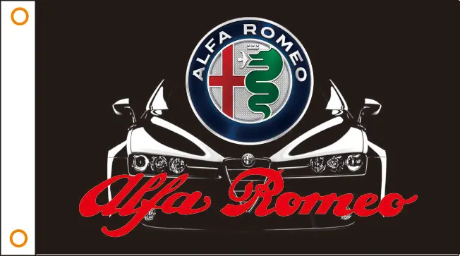 

car flag custom flag car alfa banner 3x5ft 100% Polyester 06