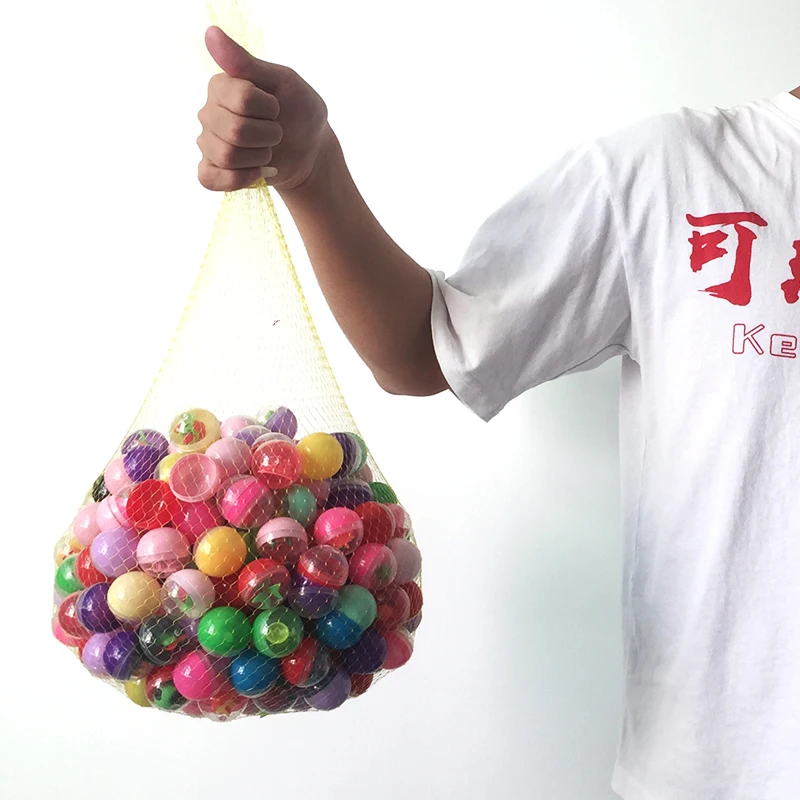 

10pc/pack transparent plastic Surprise ball capsules toy with inside different figure toy vending machine In Shilly Egg Balls