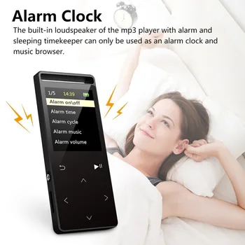 

Metal Bluetooth mp3 Player 16GB Touch Screen FM Radio Voice Recorder Video Player E-book mp3 music player 1.8 screen WMA