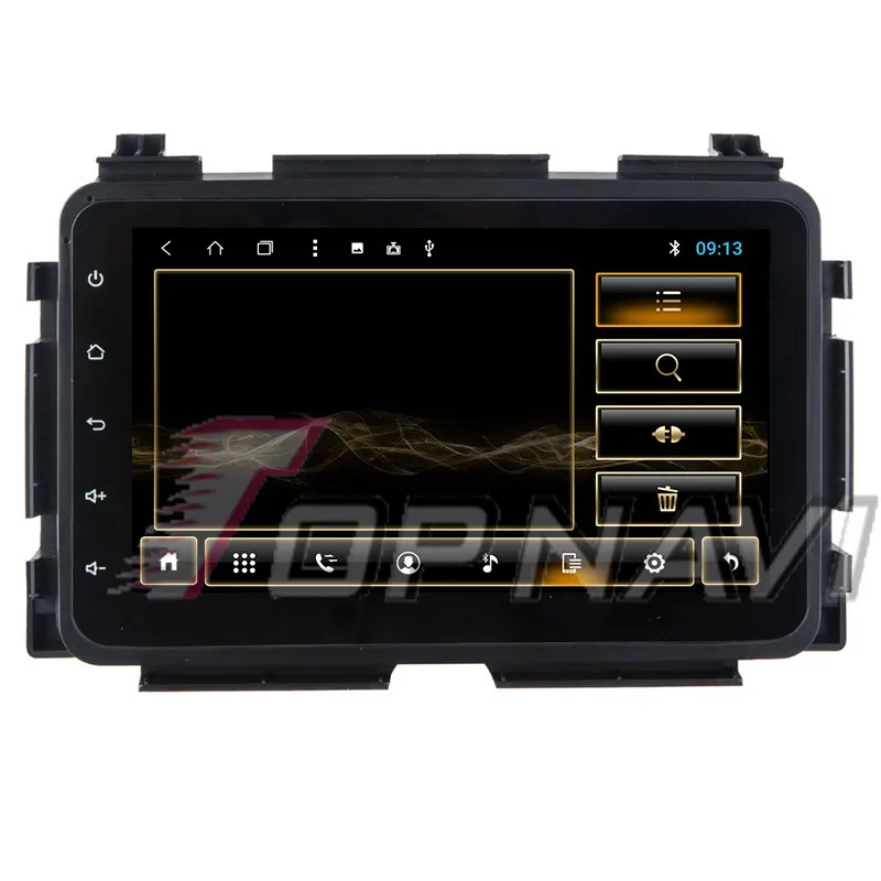  Vehicle GPS Navigation for Honda XRV 2015 8'' Topnavi Android 8.1 Buit-in 32GB High Resolution Doub