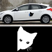 Car Sticker Scratches On Car Body Cartoon Stickers Door Stickers For The Motorcycle Home Wall Cat Decors Car-styling Accessories
