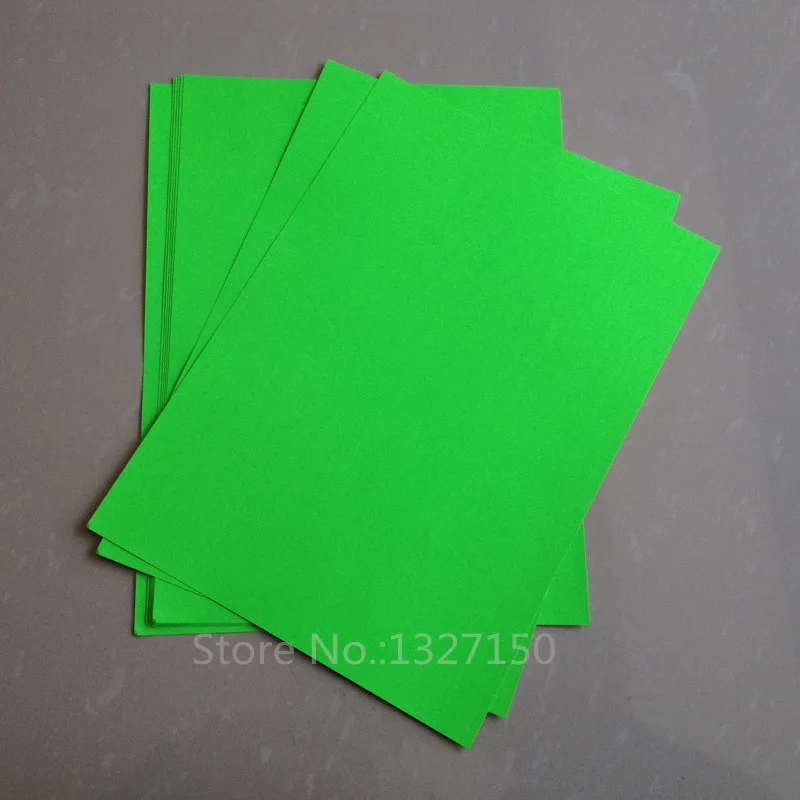 Флуоресцентный зеленый A4 матовая самоклеющаяся этикетка наклейка принтер бумага для струи чернил или лазерный принтер