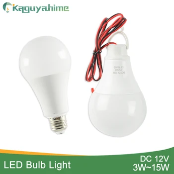 

Kaguyhime Clip/E27 LED Bulb DC 12V/AC 220V Portable Ring Hang Light Lamp 3W 7W 9W 12W 15W For Outdoor Camping Fishing Emergency