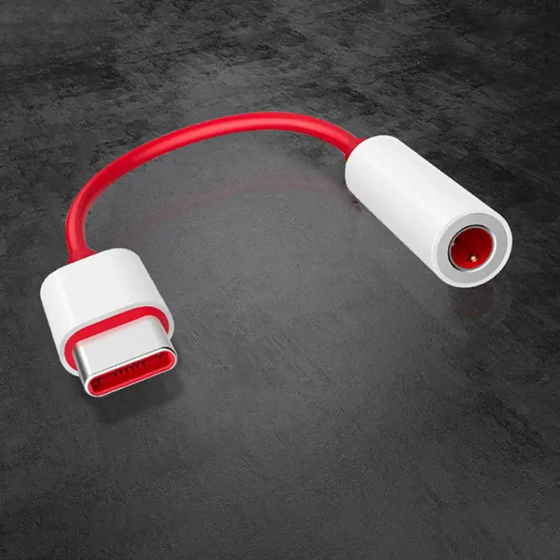 

High Quality Oneplus 6T USB Type C To 3.5mm Earphone Jack Adapter Aux Audio For One Plus 6t 1+ 6t USB-C Converter Cable