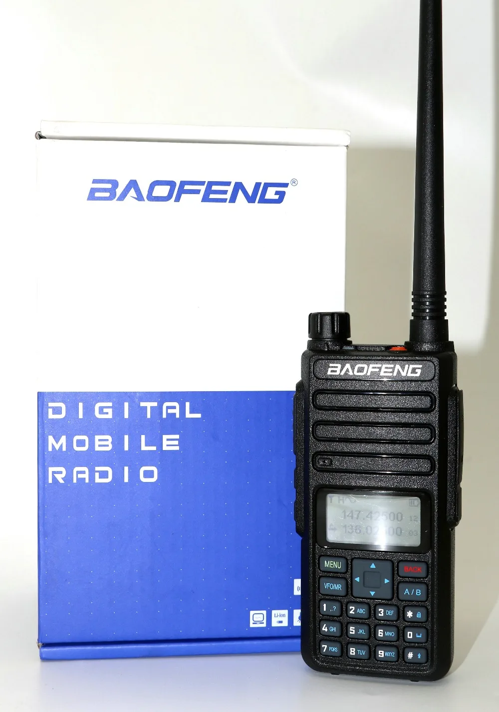 Baofeng Dual Time слот DM-180 портативный радио Dual Band 5 Вт 1024ch tier2 и tier1 DMR портативная рация цифровой Anolog двойной режим