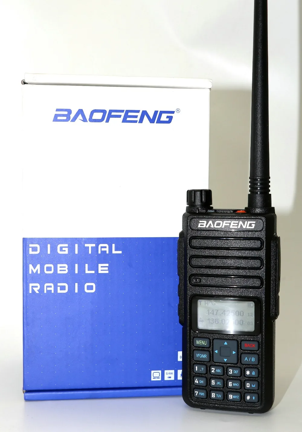 

Baofeng Dual Time Slot DM-180 Portable Radio Dual Band 5W 1024ch tier2&tier1 DMR Walkie Taklie Digital Anolog dual mode