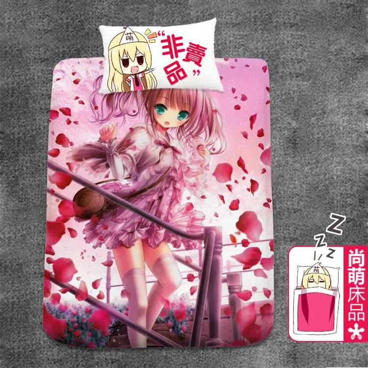 

Anime Cartoon tinkle Natural Wool Cloth With Soft Nap flat sheet bed sheet top sheet 150*200cm No.589320