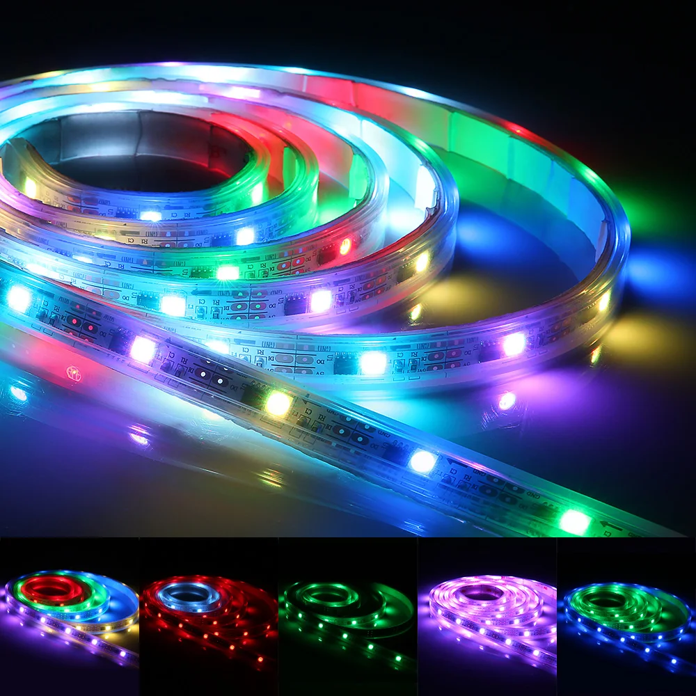 Zanflare S2 2M 60LED Multicolor 15W LED Lighting Strip SMD 5050 RGB