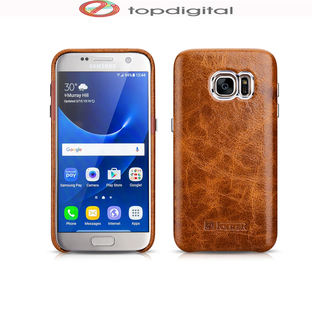 Чехол icarer из натуральной кожи для Samsung Galaxy S7 edge|case for samsung galaxy|case samsungleather case |