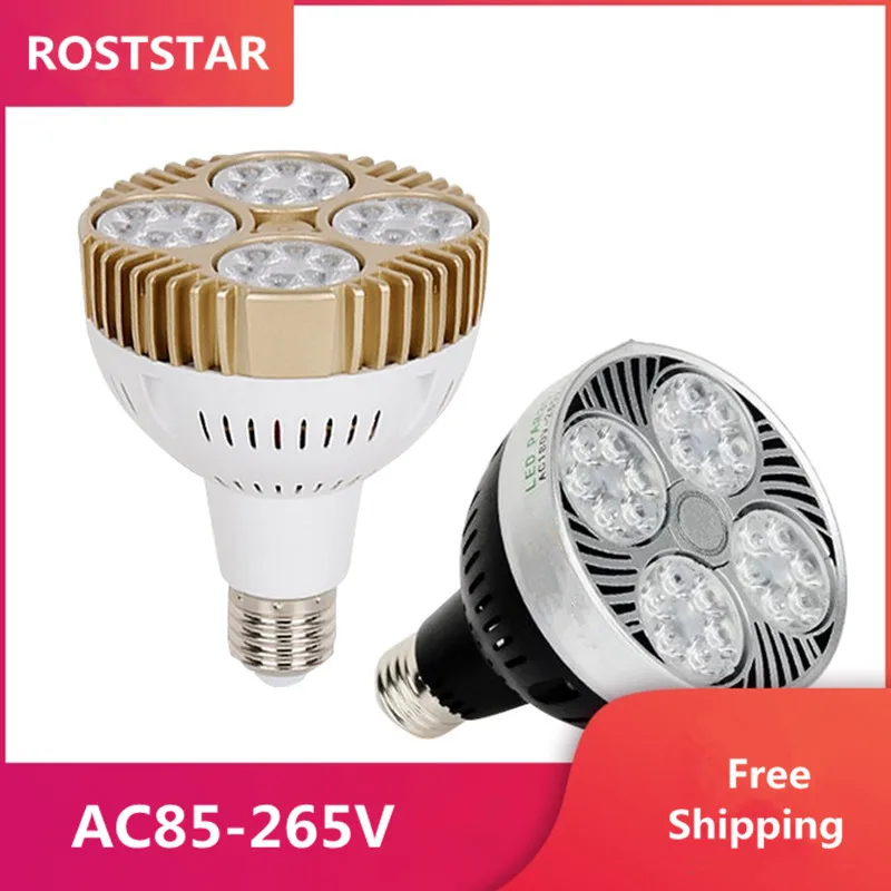 

Wholesale price Free shipping E27 35W Osram PAR30 LED light AC85-265V input USA driving 20pcs/lot 3 years warranty
