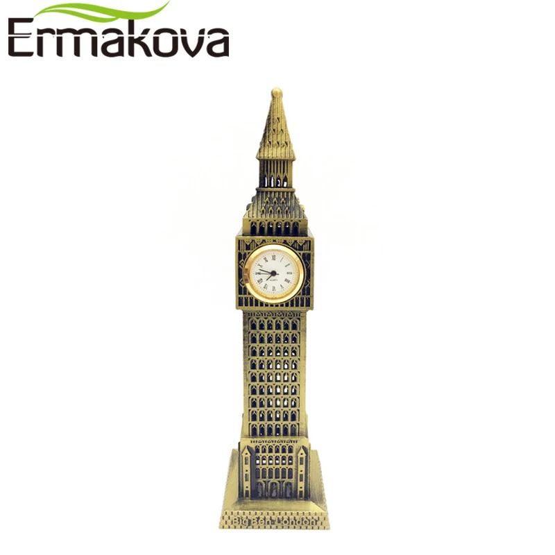 ERMAKOVA 23 5 см (9 2 дюйма) Античная бронзовая большая Ben статуя Лондона Металлическая
