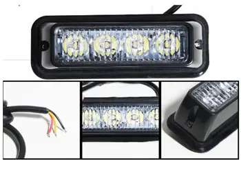 

Free shipping car flash strobe light led lighthead led grill strobe light led surface mount strobe light truck strobe light