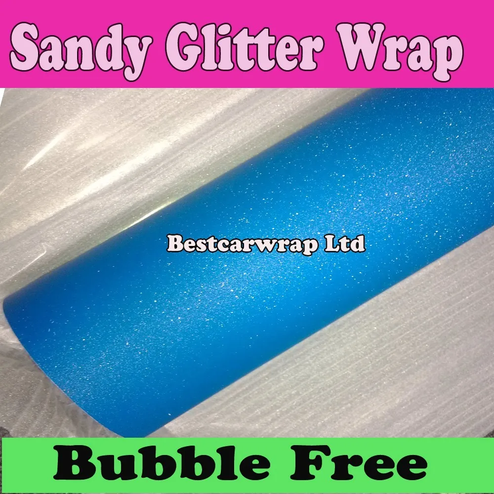 Glitter sandy diamond vinyl car wrapping FIlm 3m Foile sandy wrap sparkle