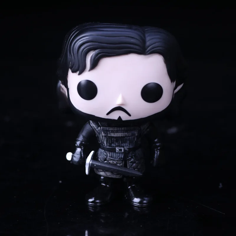 POP Game Of Thrones NIGHT KING Jon Snow Tyrion ICY VISERION Daenerys Rides Drogon Action Figure Collectible Model Toys decor