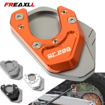 

For KTM RC200 RC 200 2014 2015 2016 2017 2018 CNC Motorcycle Aluminum Kickstand Side Stand Plate Pad Support Enlarge Extension
