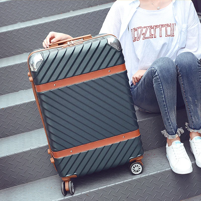 ABS Carry On Rolling Hardside багажная тележка Дорожный чемодан для поездок чемодан на колесах
