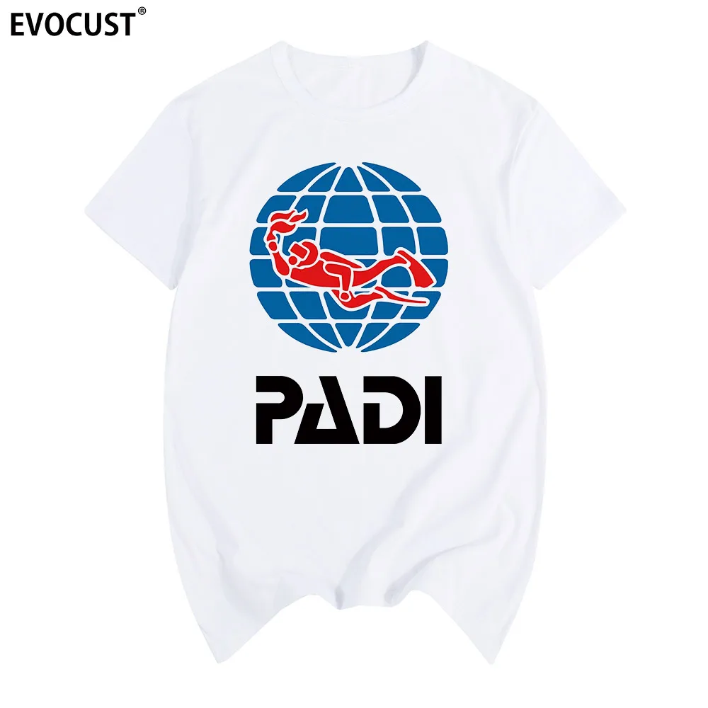

scuba driver padi TEE T-shirt Cotton Men T shirt New Women Summer