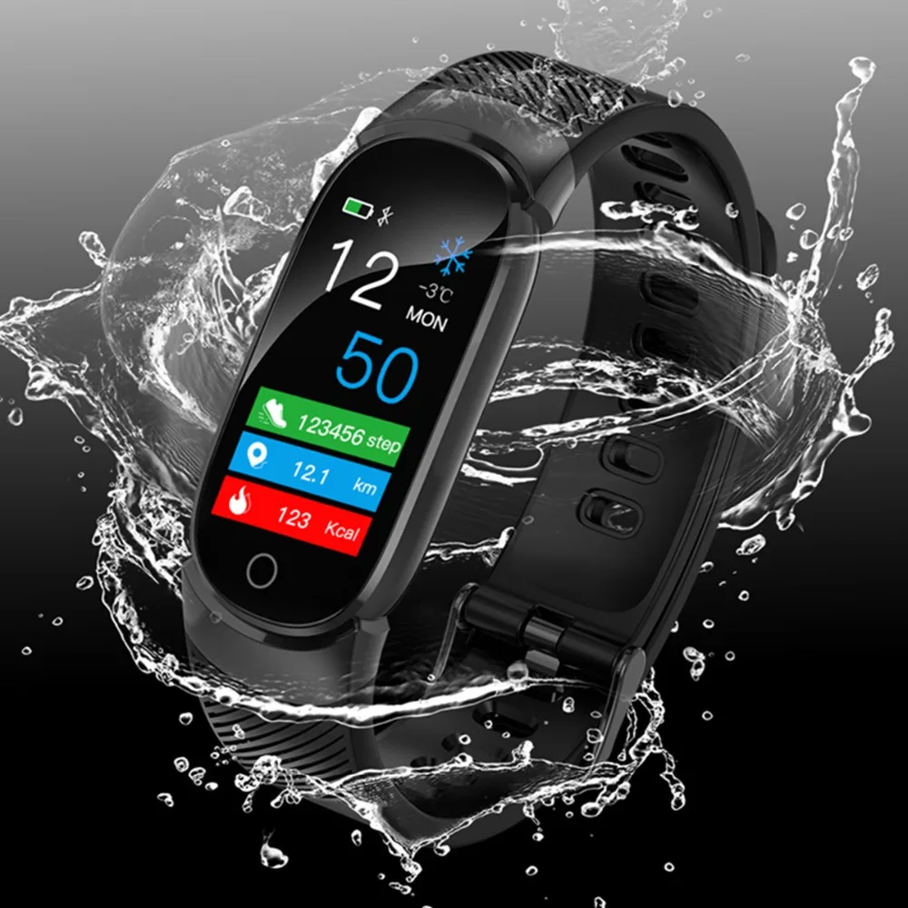 696 QW16 IP67 Waterproof Smart Watch Women Heart Rate Monitor Men Fitness Bracelet Tracker Sport Smartwatch Dropshiping | Электроника