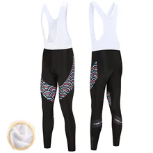 Fualrny мужские зимние термо флисовые велосипедные штаны велосипедный комбинезон MTB дорожный велосипед гелевая Подушка 19d уличные штаны для езды дышащие