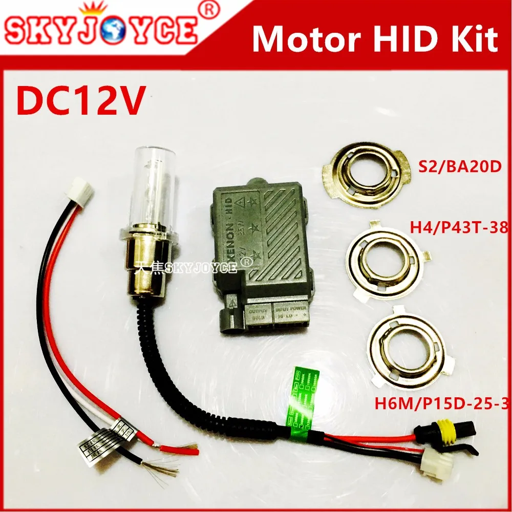 2 sets 35W 3200LM BA20D H4 H6 HiLo Motorcycle hid Headlight brighter than led Bicycle Bike headlight Motorbike led Headlamp (15)