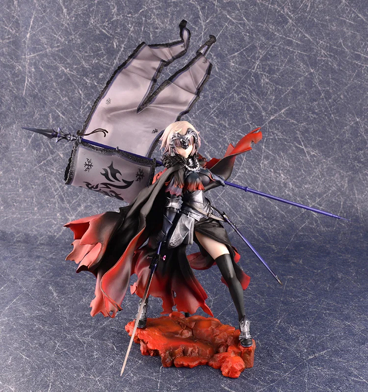 Горячая статуя игры аниме Fate Grand Order Мстители Жанна д 'Арк альтер с флагом 1/7 ПВХ
