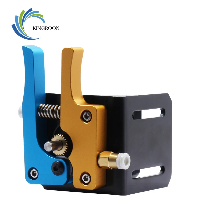 KINGROON Glod Blue MK8 Bowden прямой экструдер полностью металлический алюминиевый удаленный