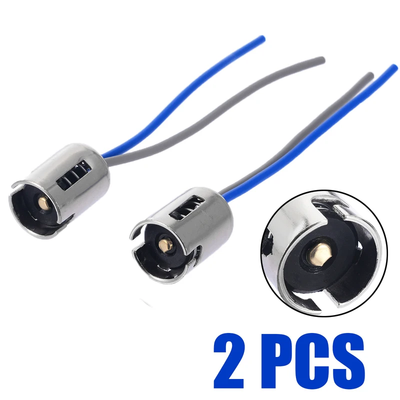 2Pcs Car Light 1156 BA15S 5009 5007 5008 Socket Bulb Connector