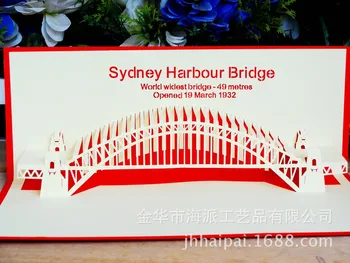 

Jane Sydney bridge factory direct stereo fine building business travel Postcard paper cards