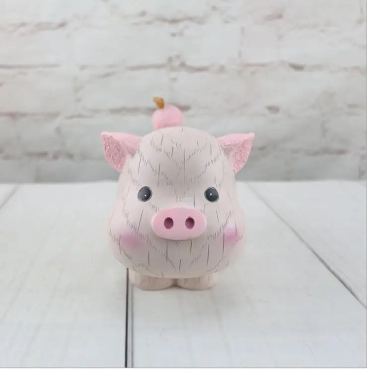 Мультфильм животных свинья тигр кролик Зодиак сберегает деньги банк ребенка