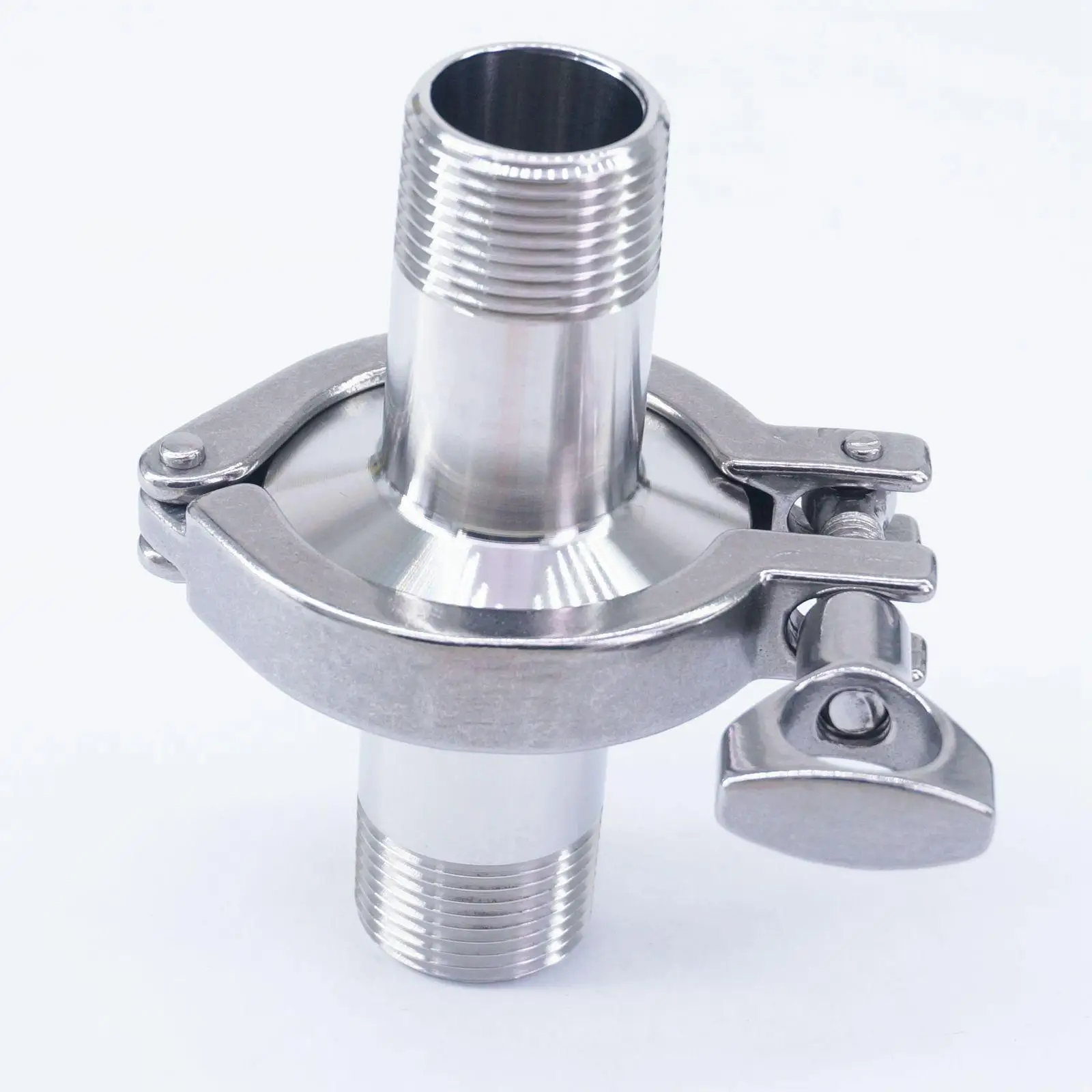 A Kit 3/4" Npt Male X 1.5" Tri Clamp Sus 304 Stainless Steel Sanitary