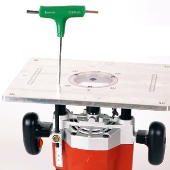 

Router Table Insert Plate Woodworking Benches Aluminium Wood Router Trimmer Models Engraving Machine