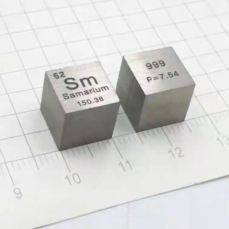 99.9% Высокая чистота Samarium Редкоземельный металл Sm 7 45g резной элемент периодически