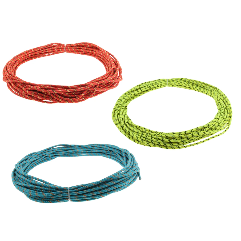 Goede Professionele Outdoor Rotsklimmen Statische Veiligheid Touw Nylon Koord 6mm Bergbeklimmen Apparatuur