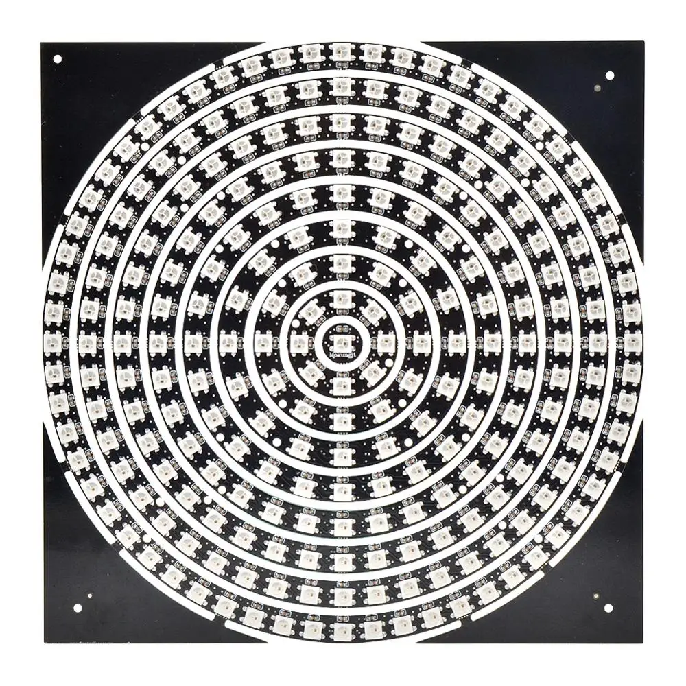 Светодиодный Ring WS2812B WS2812 SK6812 5050 RGB светодиодный WS2811 ic встроенный всю плату