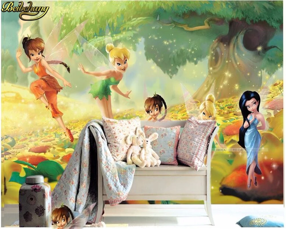 

beibehang Children's room bedroom living room sofa wallpaper for walls 3 d wonderful fairy papel de parede 3d photo wall paper